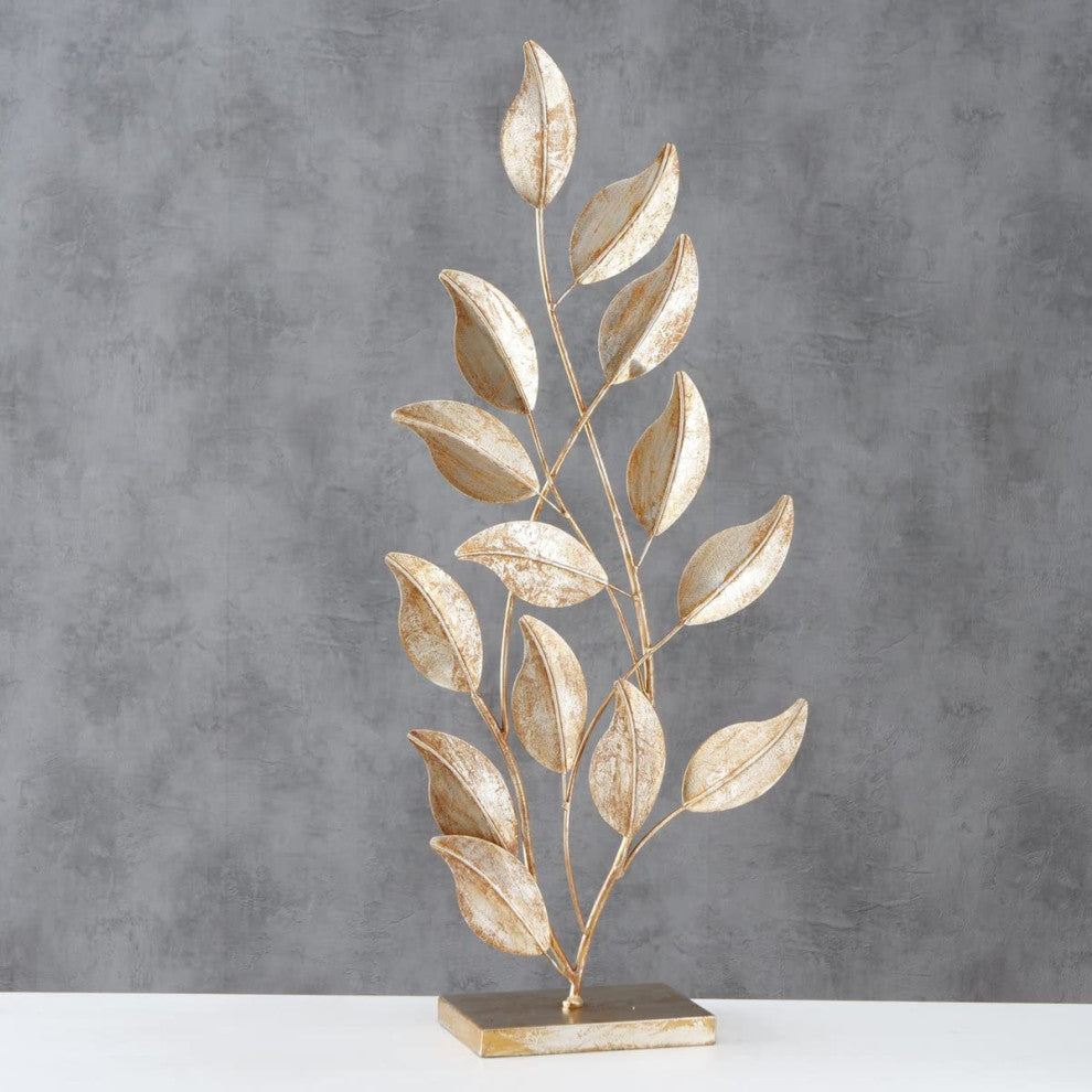 Gilt Leafy Branches Sculpture