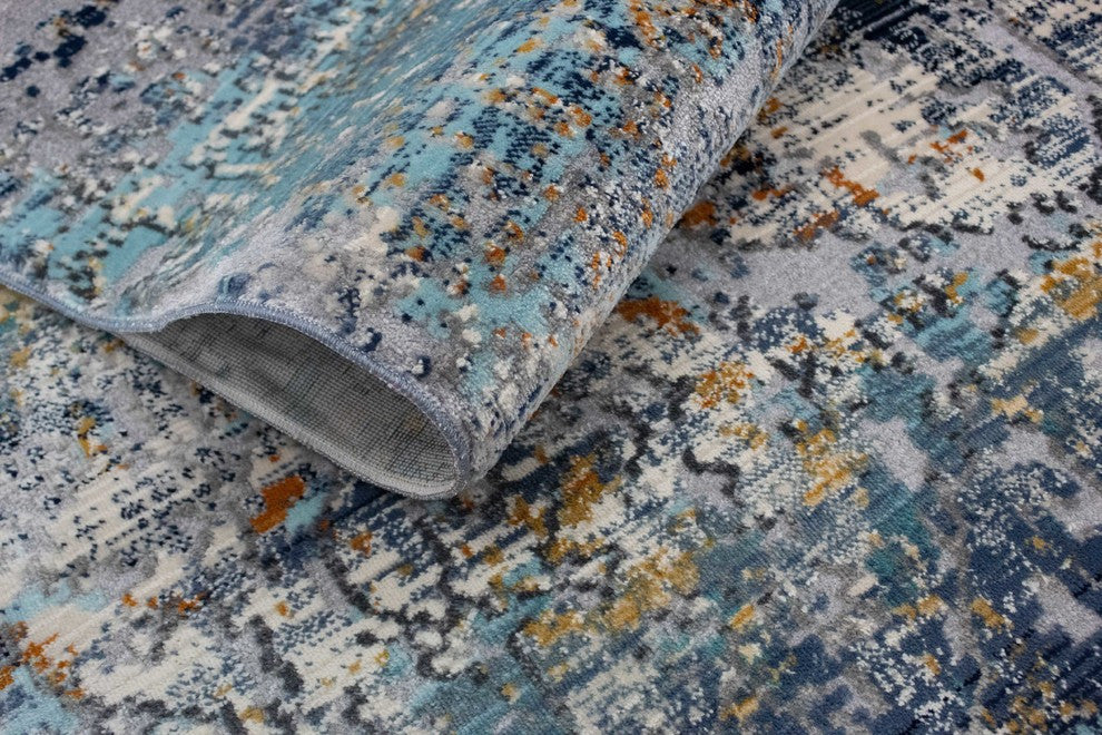 Noori Rug High-low Delphine Blue/Ivory Rug
