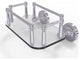 Prestige Regal Wall Mounted Glass Guest Towel Tray, Polished Chrome