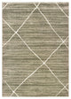 Oriental Weavers Carson Collection Grey/ Ivory Geometric Indoor Area Rug 2'X3'