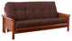 Blazing Needles Renewal 8" Twill Full Futon Mattress, Chocolate