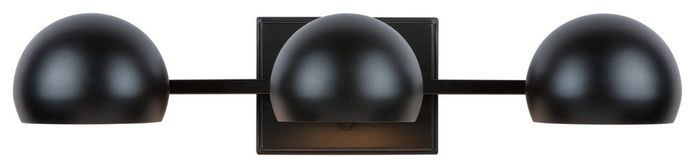Capital Lighting 133131 Hadley 3 Light 24"W Bathroom Vanity Light - Matte Black