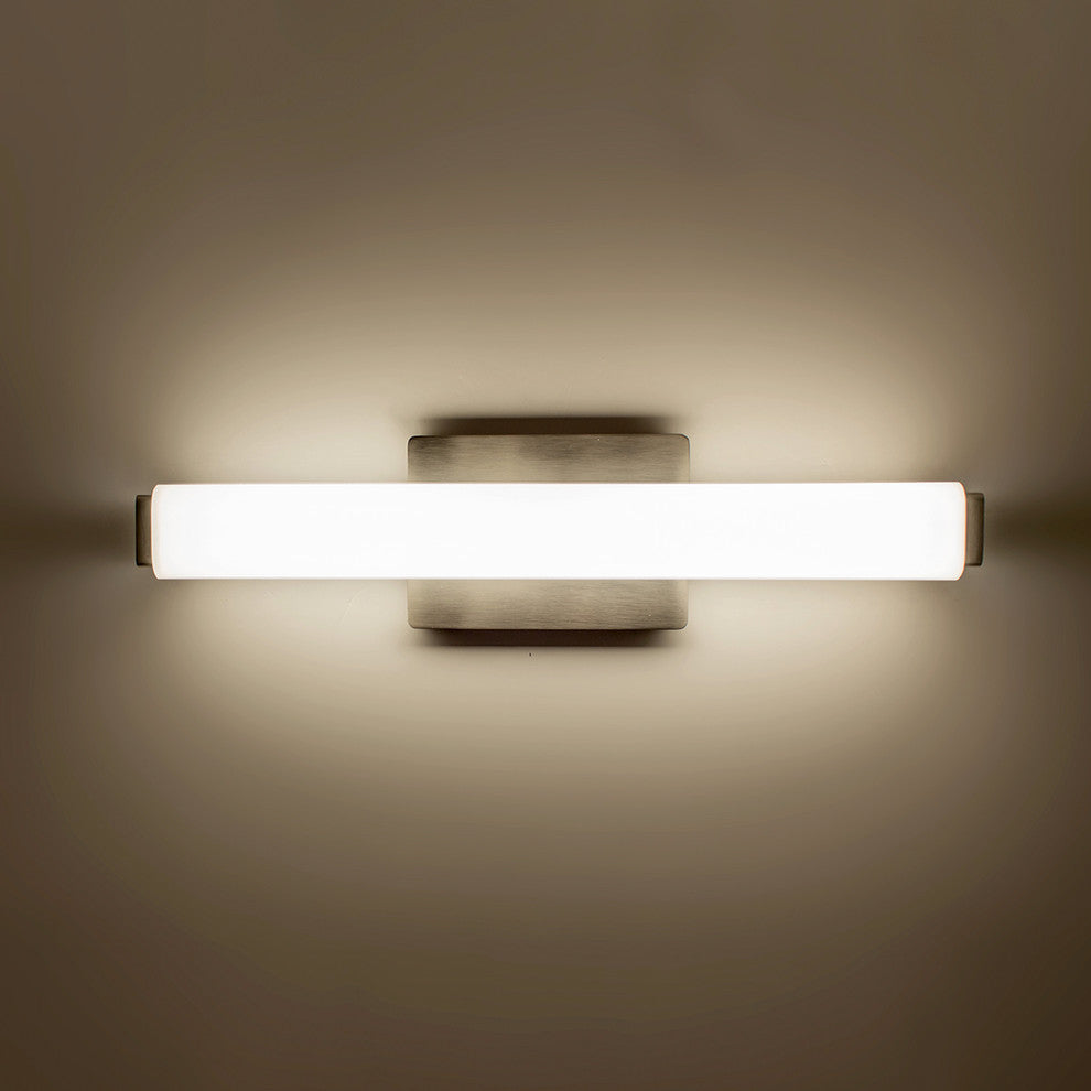 Vogue 20" LED Bathroom Vanity and Wall-Light 2700K, Brushed Nickel