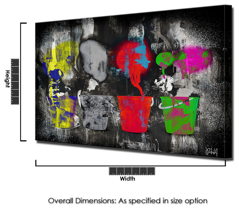 INKD VIB Canvas Art, 20"x30"