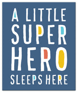 Little Super Hero 20x24 Canvas Wall Art