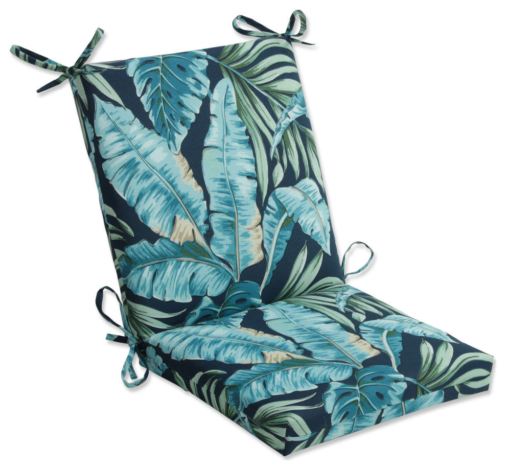 Tortola Midnight Blue Squared Corners Chair Cushion