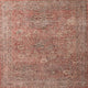 Ahgly Company Indoor Square Mid-Century Modern Area Rugs, 6' Square