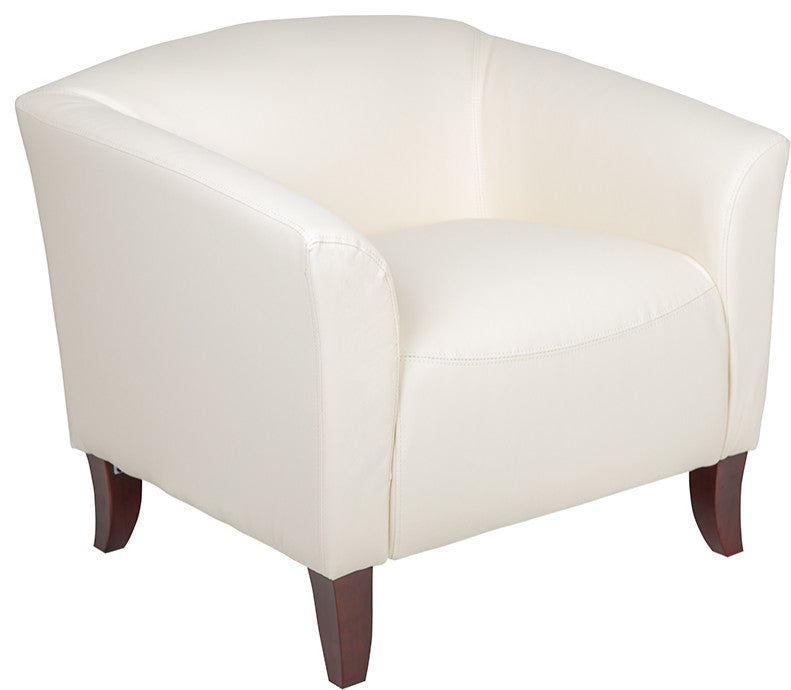 HERCULES Imperial Series Ivory LeatherSoft Chair