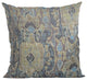 Sonoma Canyon Green Navy and Blue Handmade Luxury Pillow, Green, Navy, Blue, Double Sided  26" X 26"