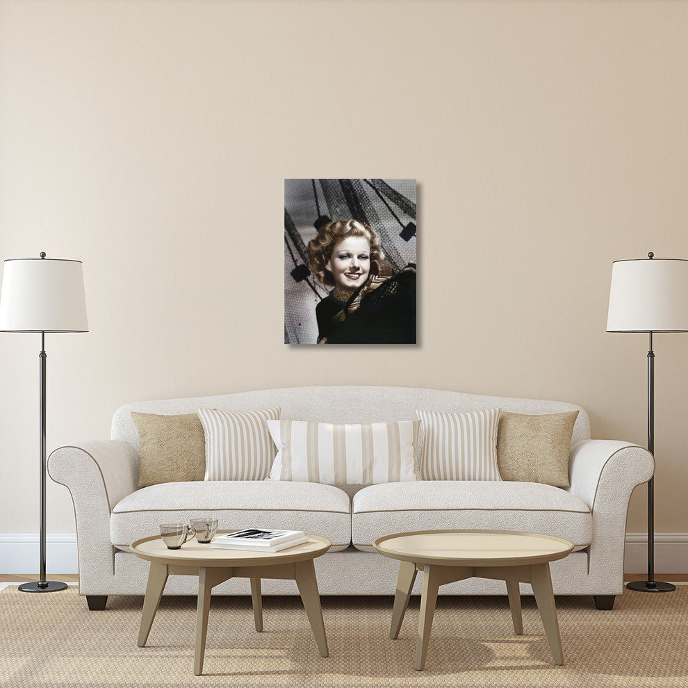 "Jean Harlow" Stretched Canvas Giclee by Hollywood Photo Archive, 29x36"