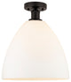 Innovations 616-1F-OB-GBD-121 1 Light Semi-Flush Mount, Oil Rubbed Bronze