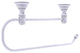 Carolina Crystal Under Cabinet Paper Towel Holder, Matte White