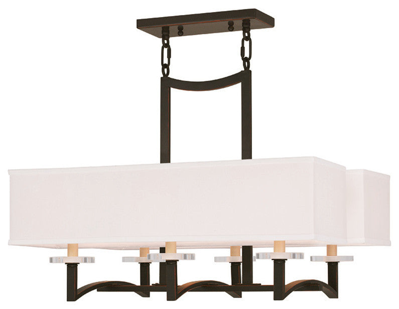 Woodland Park Chandelier, Olde Bronze
