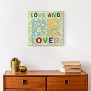 Love and Be Loved 12x12 Canvas Wall Art