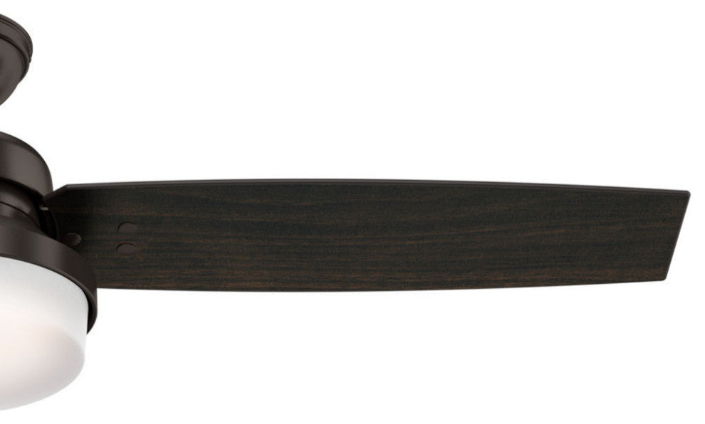 Hunter Fan Company Sentinel Premier Bronze Ceiling Fan With Light/Remote, 52"