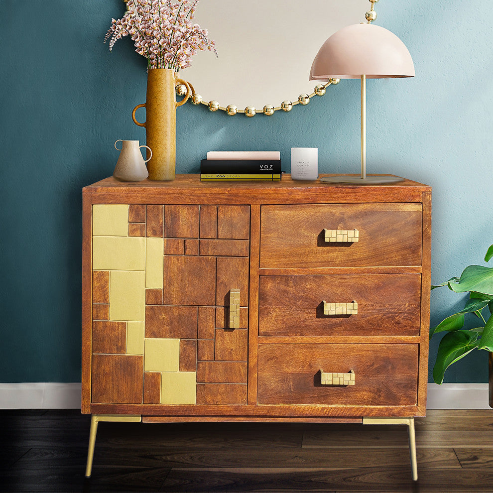 Montevideo Mango Wood Cabinet