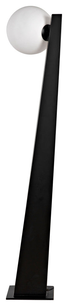 Roy Floor Lamp, Black Metal