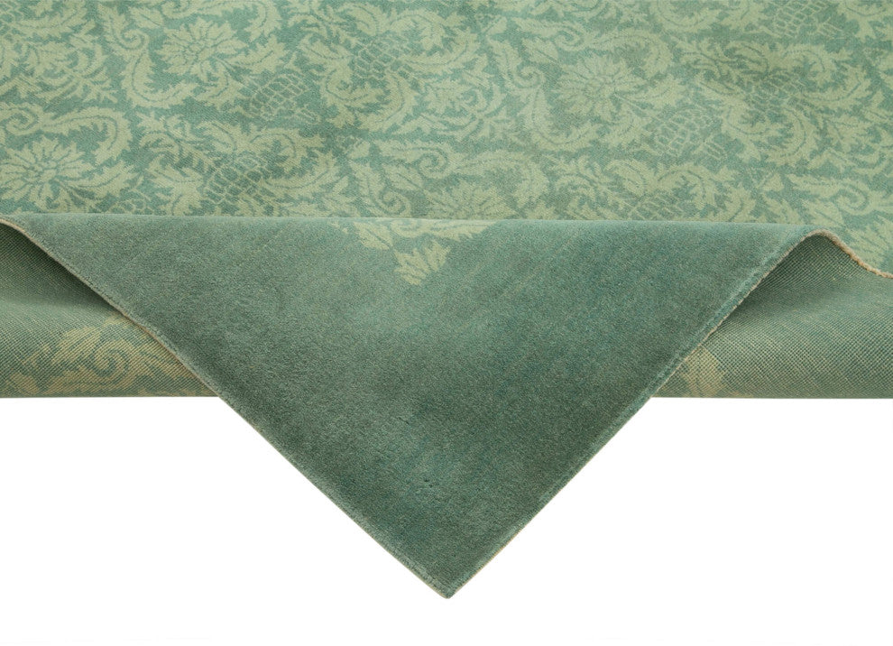 Rug N Carpet - Hand-Knotted Oriental 8' 6" x 11' 10" Wool Oushak Area Rug