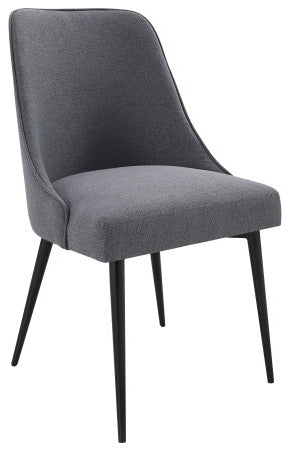 Colfax Side Chair Charcoal, Set of 2, Charcoal