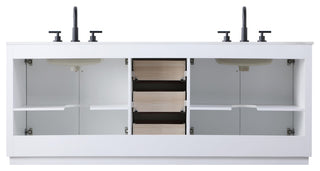 Elegant Lighting VF29084D Chase 84" - Chocolate Oak