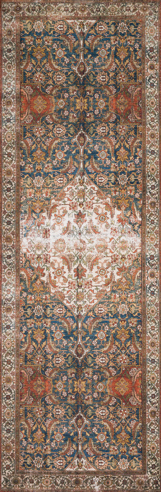 Ocean Multi Layla Printed Polyester Area Rug by Loloi II, 2'-6"x7'-6"