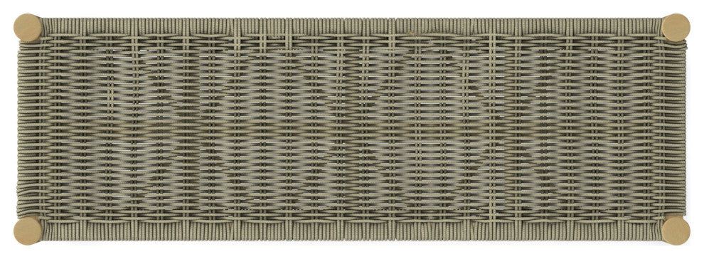 Dahlia Outdoor Indoor Bench, Natural Taupe