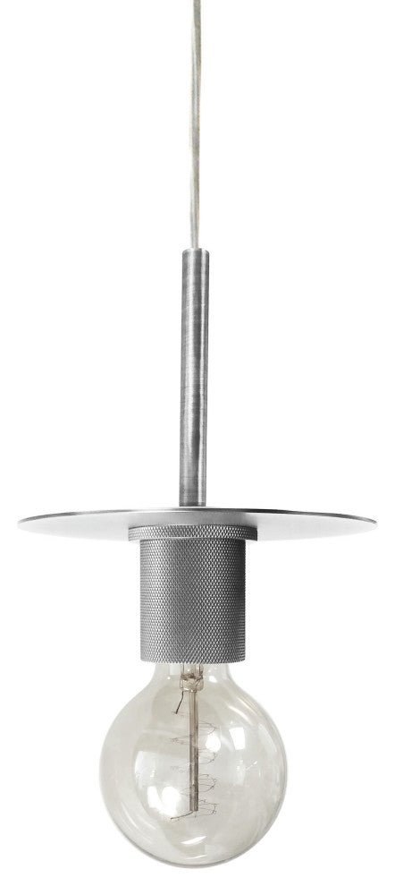 Roswell Incandescent Pendant, Satin Chrome, RSW-61P-SC