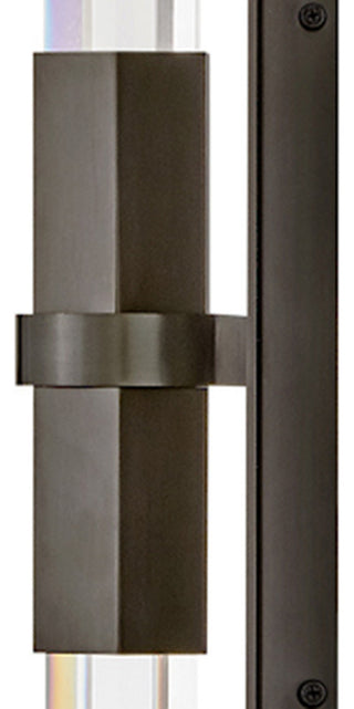 Fredrick Ramond Cecily Large Two Light Led Sconce, Black Oxide