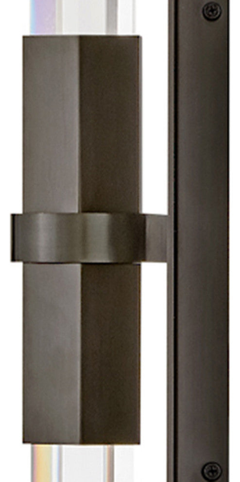 Fredrick Ramond Cecily Large Two Light Led Sconce, Black Oxide