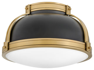 Hinkley Barton Medium Flush Mount, Black