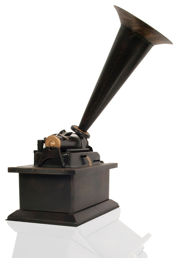 1901 Edison Standard Model A New Style Phonograph Display-Only metal Decor