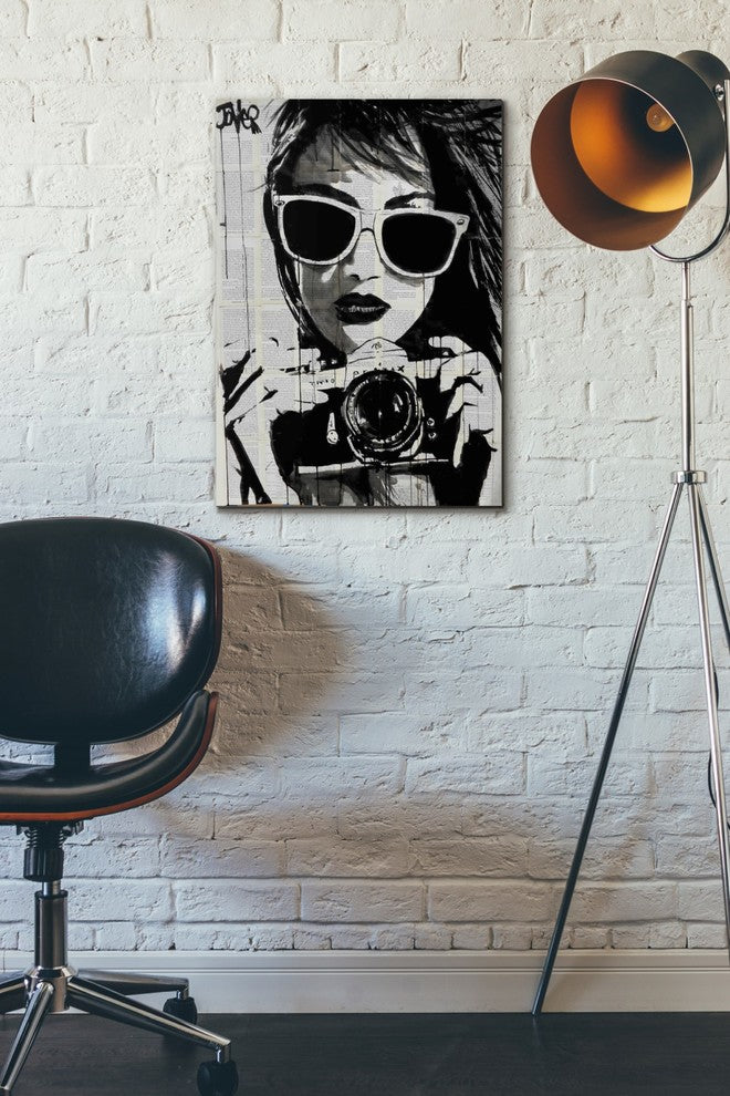 Epic Graffiti "Shoot" by Loui Jover, Giclee Canvas Wall Art, 18"x26"