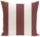 Awning Stripe Stripe Print Pillow, Mahogany, 26"x26"