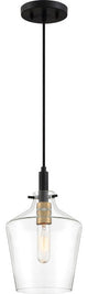 Quoizel JUN1508EK One Light Mini Pendant, Earth Black Finish