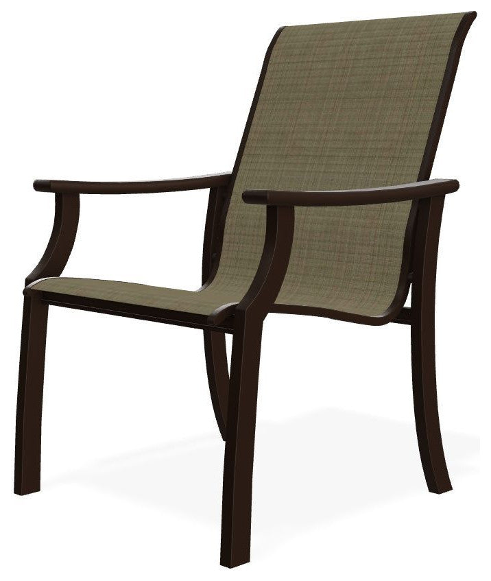 St. Catherine Sling Outdoor Armchair, Elevation Stone/Kona
