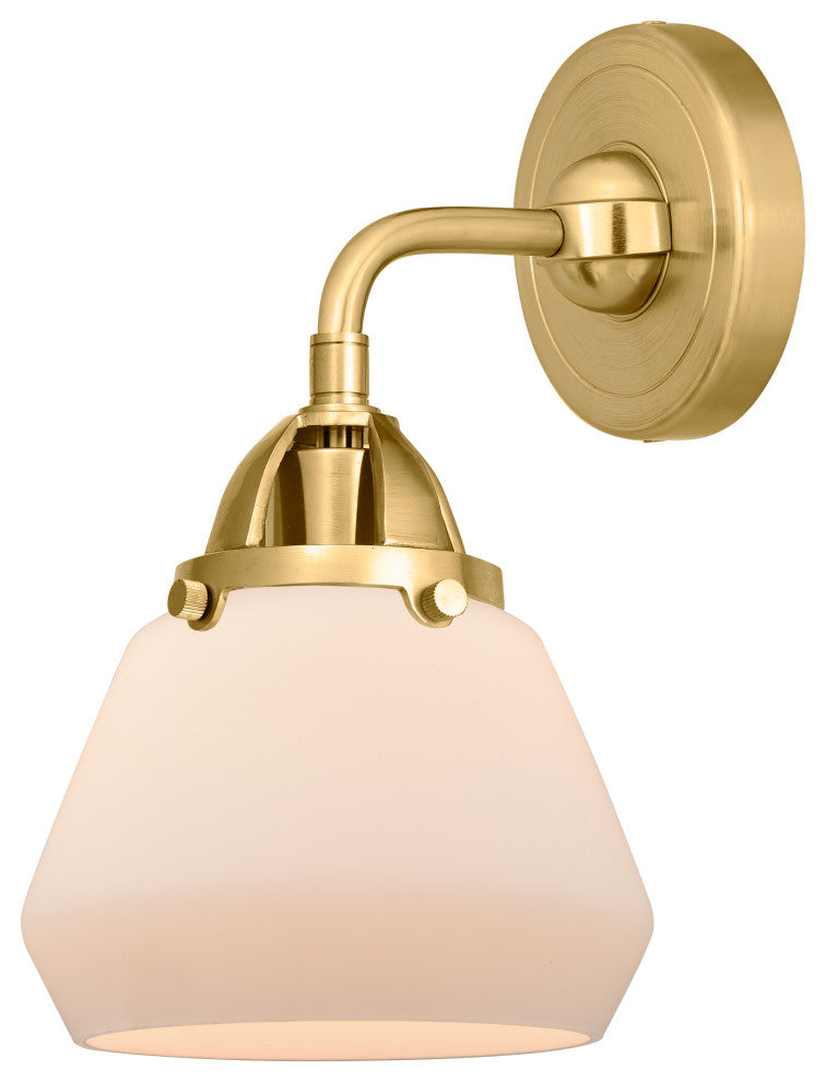 Innovations 288-1W-SG-G171-LED Fulton 1 Light 6.75" Sconce, Satin Gold