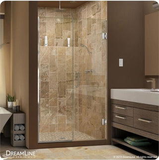 Unidoor Plus 60-60 1/2"Wx72"H Frameless Hinged Shower Door, Oil Rubbed Bronze