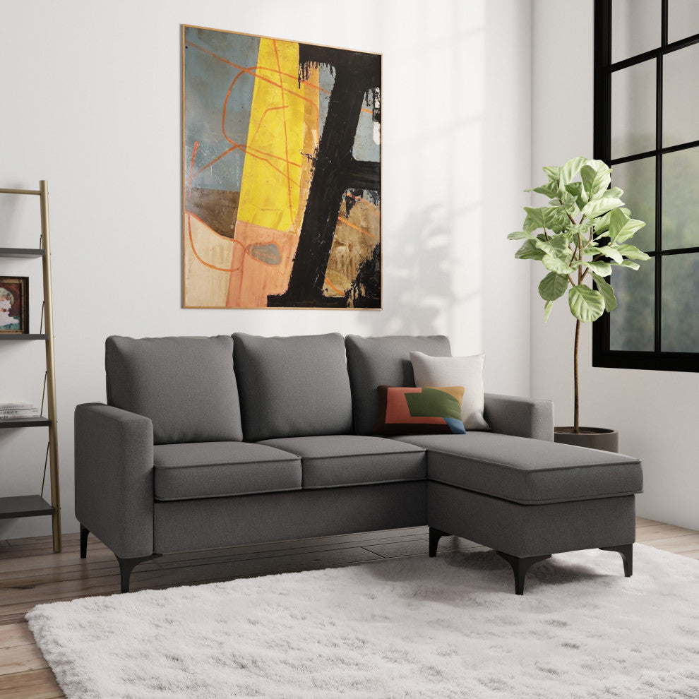 Hillsdale Alamay Upholstered Reversable Sectional Chaise