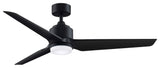 Fanimation TriAire Custom Ceiling Fan with LED Light, Black, 56"
