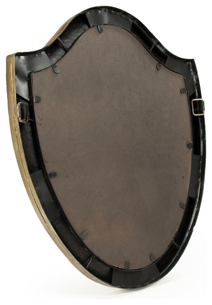 Casimir Mirror, Distressed Gold