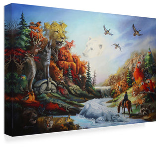 "Welcome Home" by D. Rusty Rust, Canvas Art