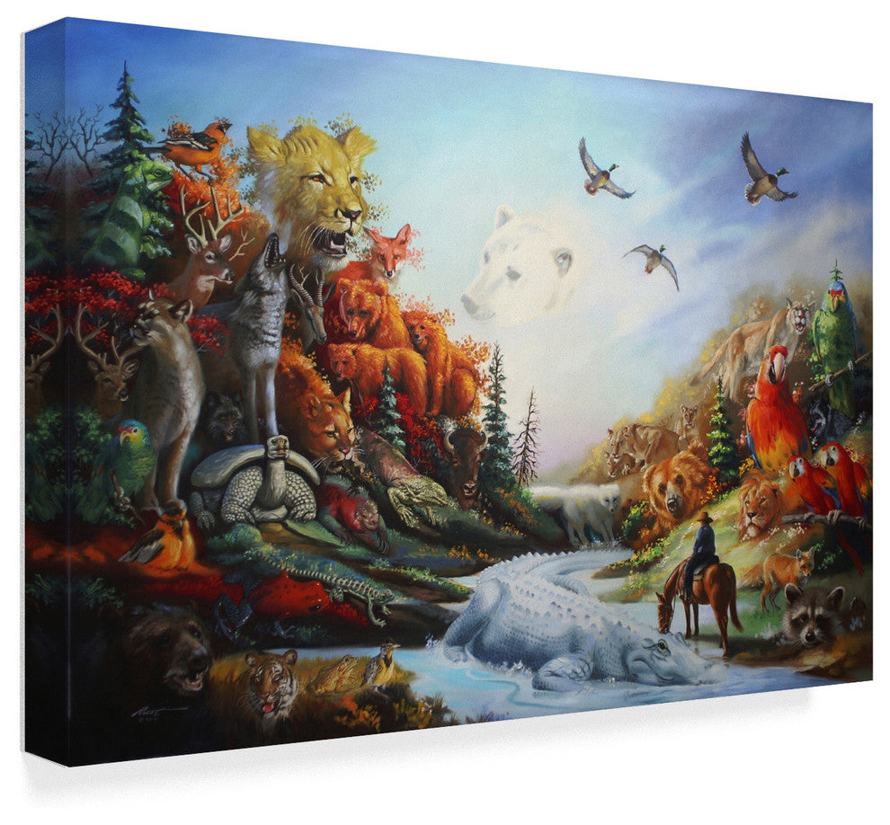 "Welcome Home" by D. Rusty Rust, Canvas Art