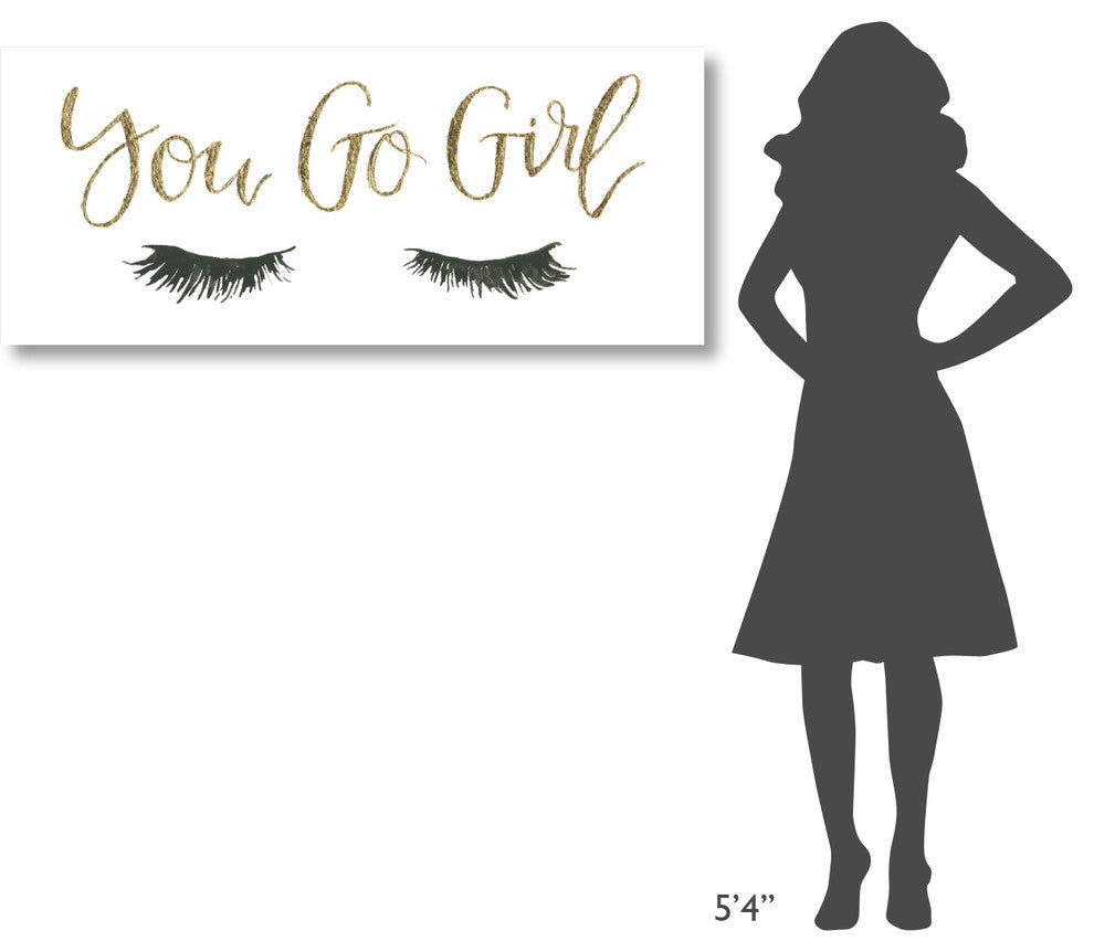 "Girl Power V" Digital Paper Print by Jenaya Jackson, 52"x22"