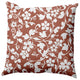 Evelyn Decorative Throw Pillow, Rust, 20"x20"