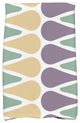 18x30" Multi Colored Picks Geometric Print Hand Towels, Green Multi