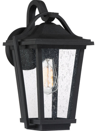 Darius 1-Light Outdoor Lantern, Earth Black