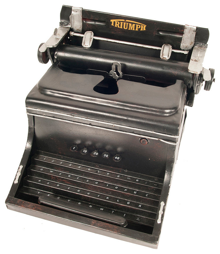 1945 Triumph German Typewriter Handmade Display-Only Handcrafted metal Decor