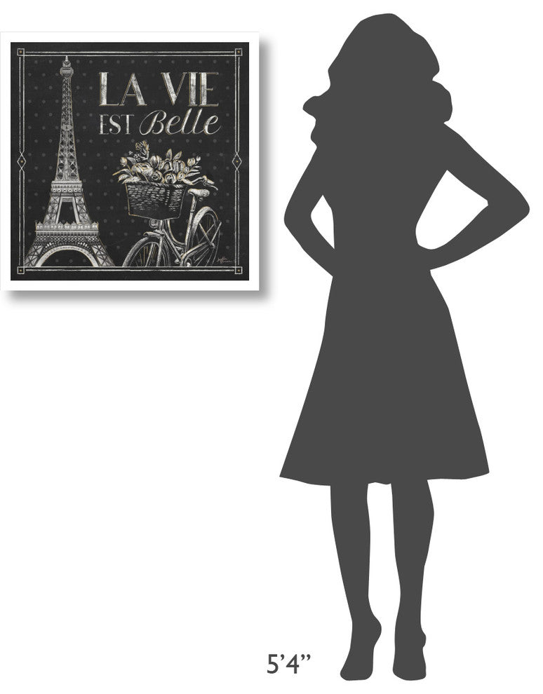 "Vive Paris VI" Digital Paper Print by Janelle Penner, 26"x26"