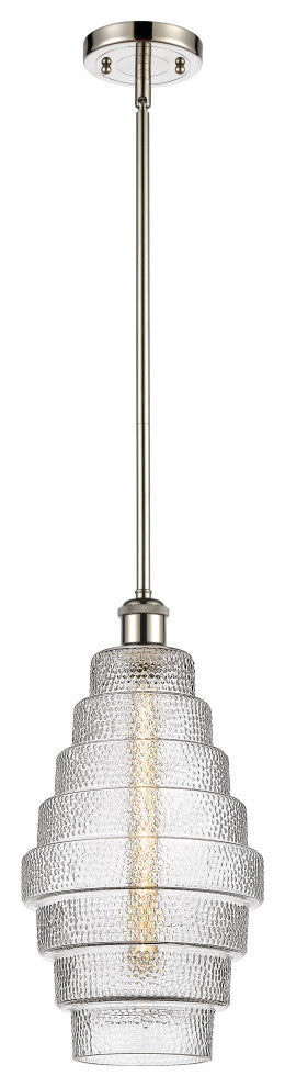 Innovations 516-1S-PN-G672-8-LED 1-Light Mini Pendant, Polished Nickel