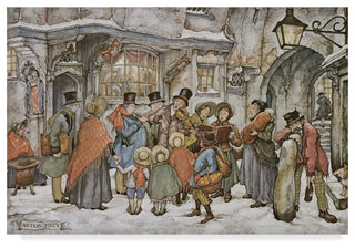 Anton Pieck 'The Busy Town' Canvas Art